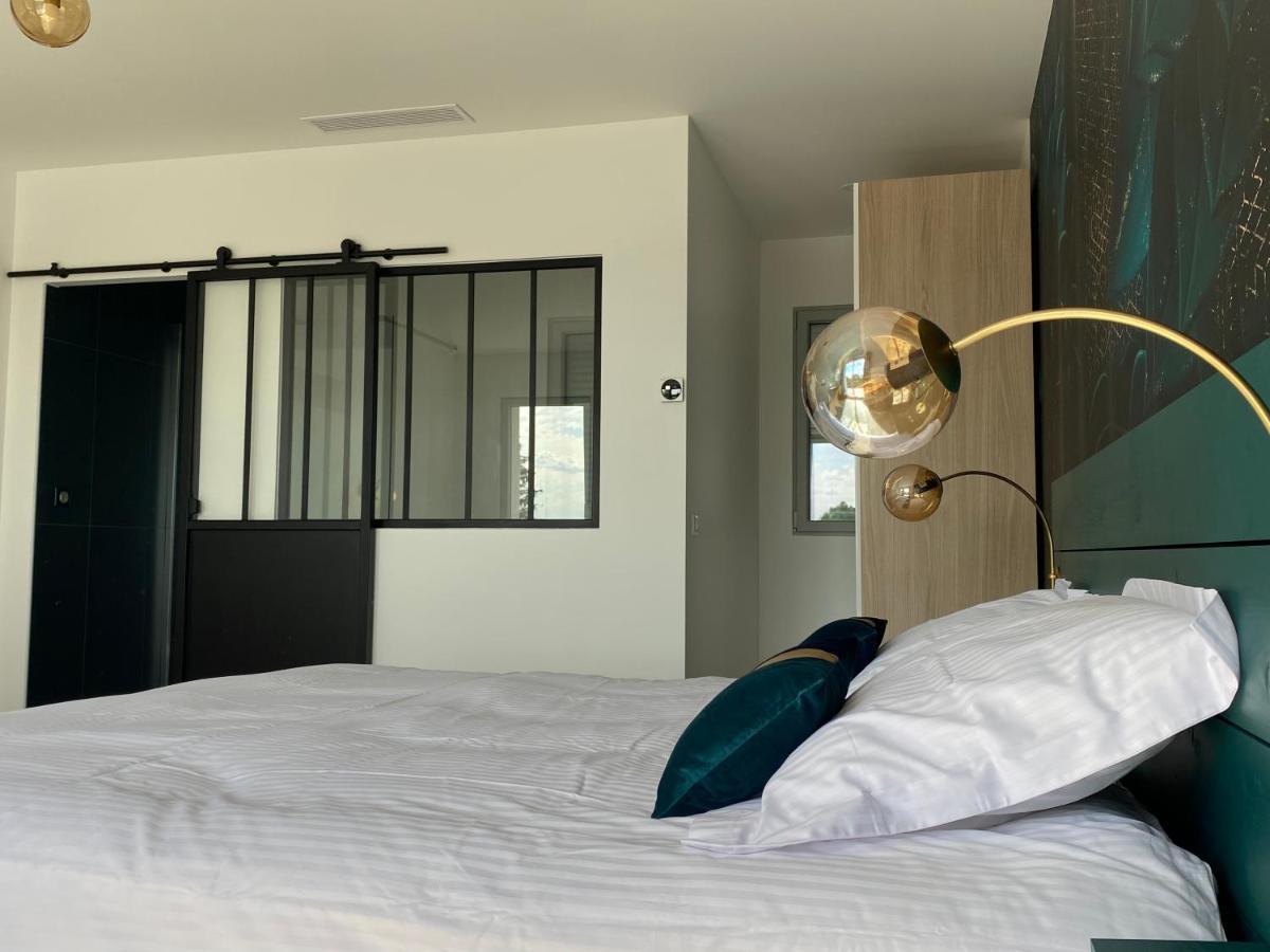 La Villa Perchee Calme, Sauna, Parking Prive Saint-Prix  Exteriör bild