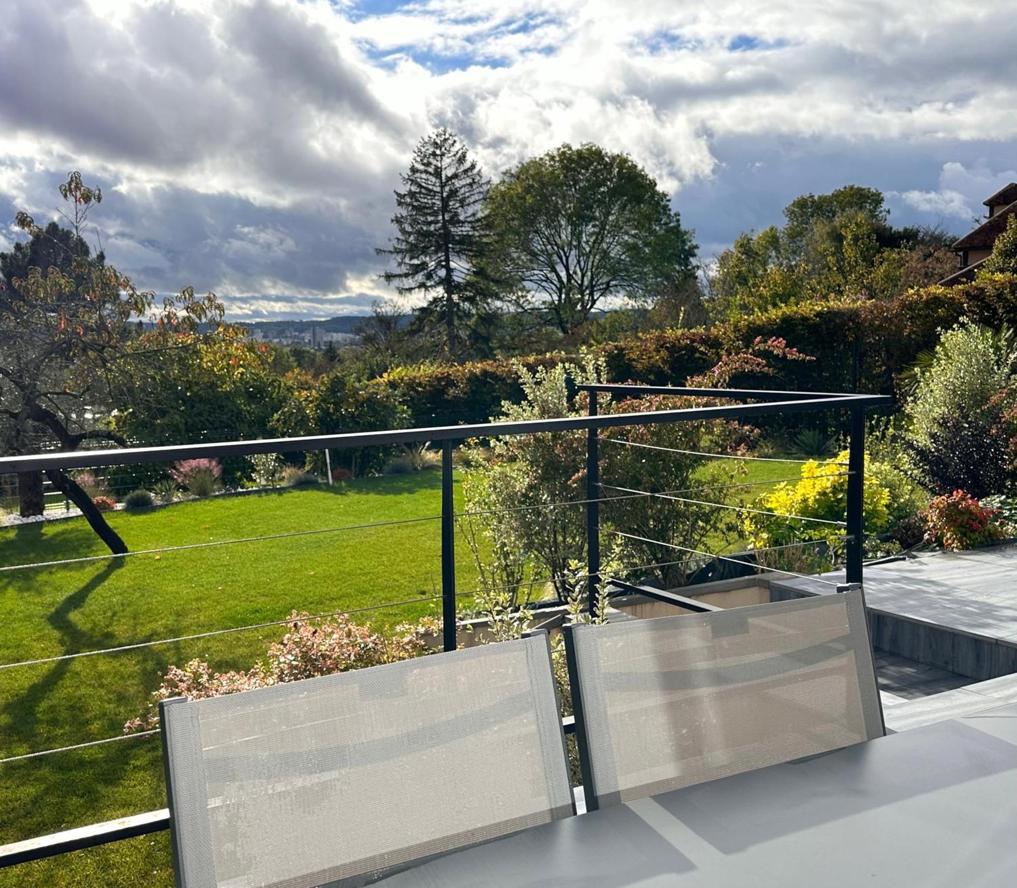 La Villa Perchee Calme, Sauna, Parking Prive Saint-Prix  Exteriör bild