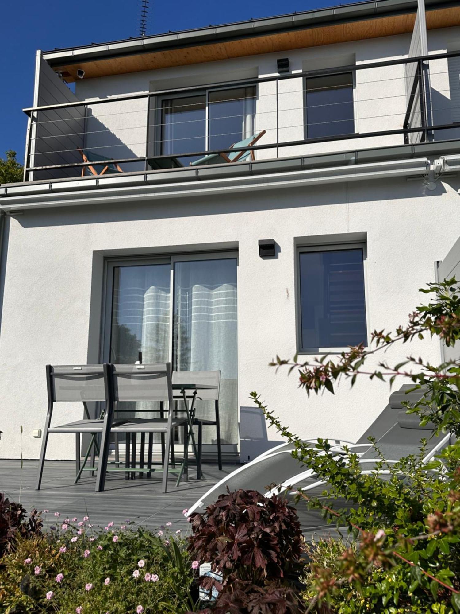 La Villa Perchee Calme, Sauna, Parking Prive Saint-Prix  Exteriör bild